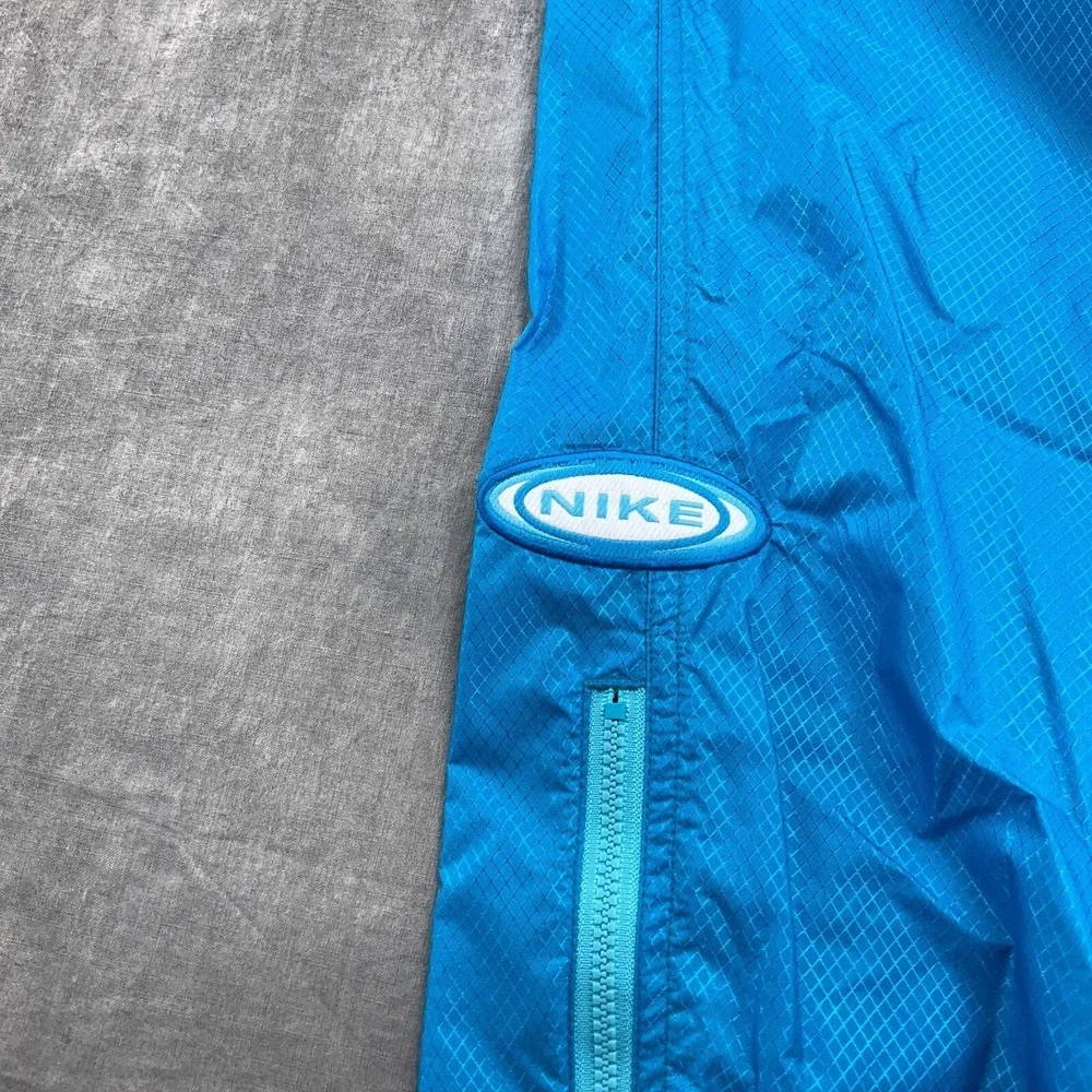 Nike Track Pants Women 4-6 Blue‎ Jogger Windbreaker Softshell Athletic 80
